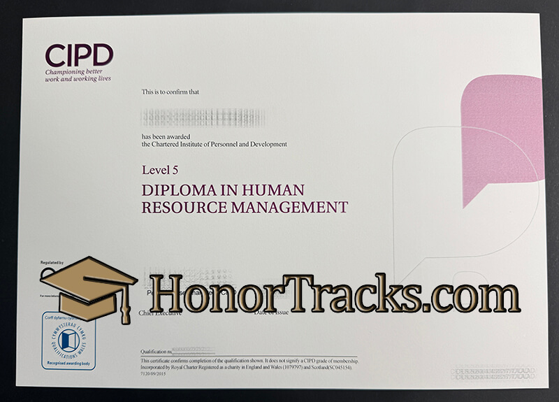Where to order CIPD Level 5 diploma?