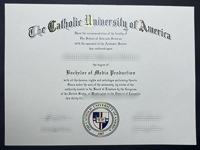 order Catholic University of America diploma