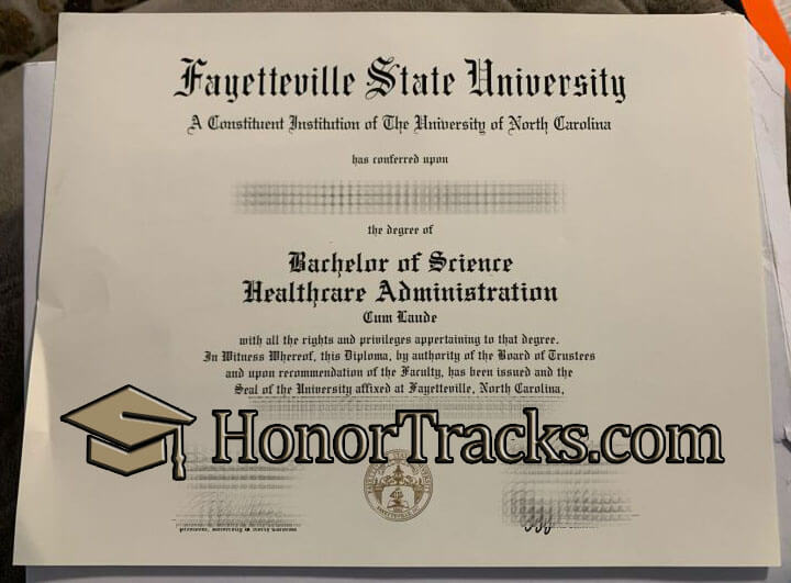 buy Fayetteville State University diploma