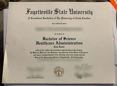 fake Fayetteville State University diploma