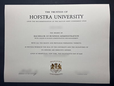 Where to order Hofstra University diploma