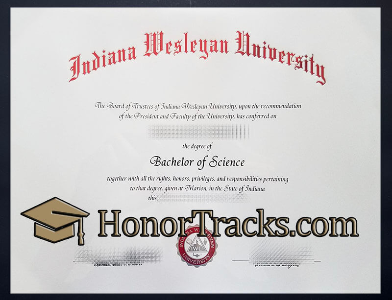 Buy Indiana Wesleyan University diploma