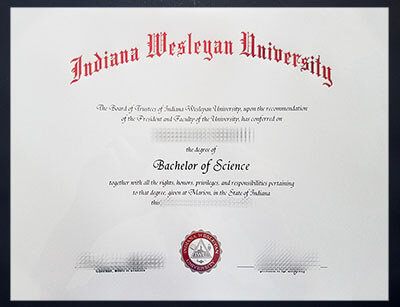 Make Indiana Wesleyan University diploma