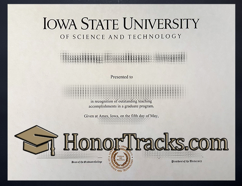 Buy Iowa State University diploma