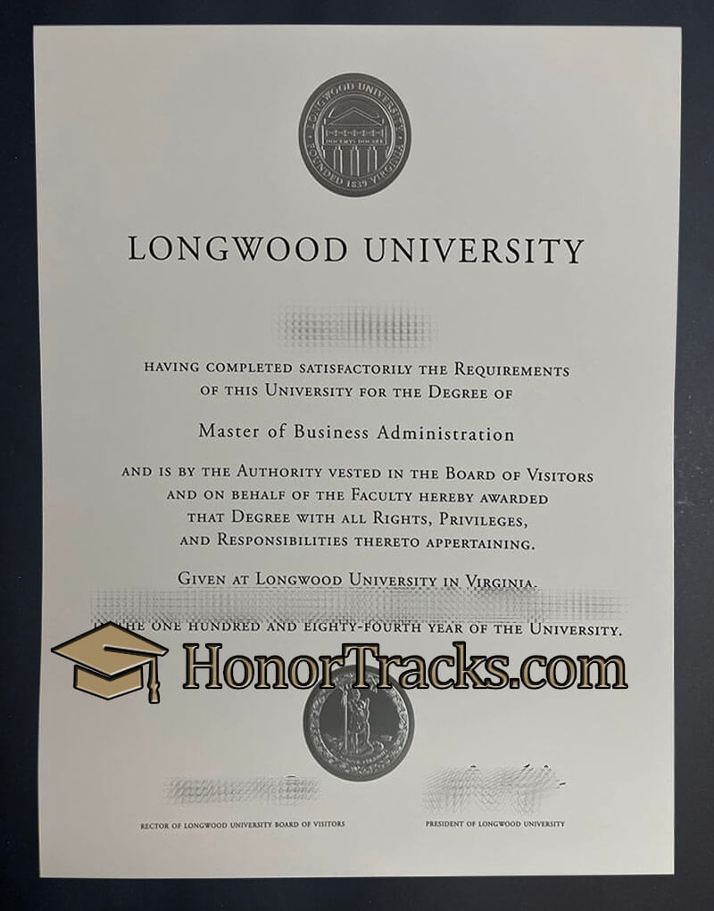 Where to order Longwood University diploma?
