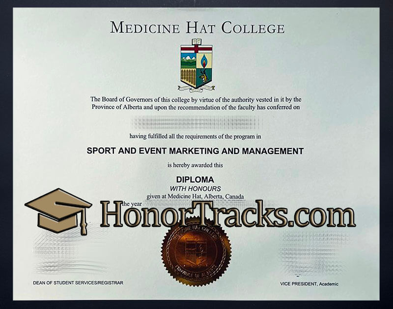 buy Medicine Hat College diploma