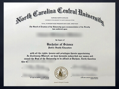 Order North Carolina Central University degree