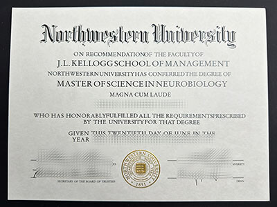 Make Northwestern University diploma