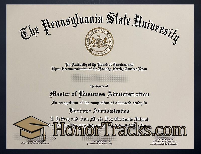 Order Pennsylvania State University diploma