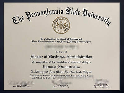 Can I order Pennsylvania State University diploma