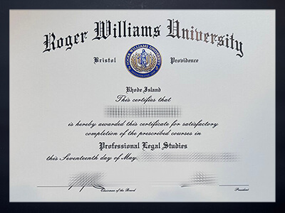 Order Roger Williams University diploma