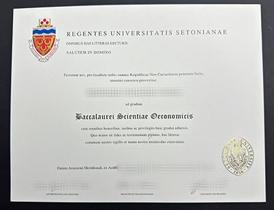Can I order Seton Hall University certificate