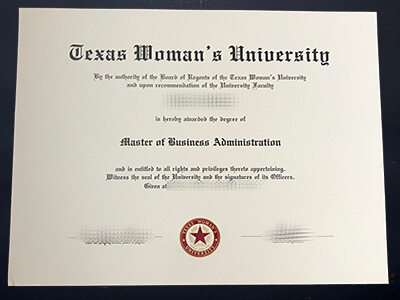 order Texas Woman's University diploma