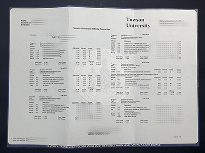 get Towson University degree