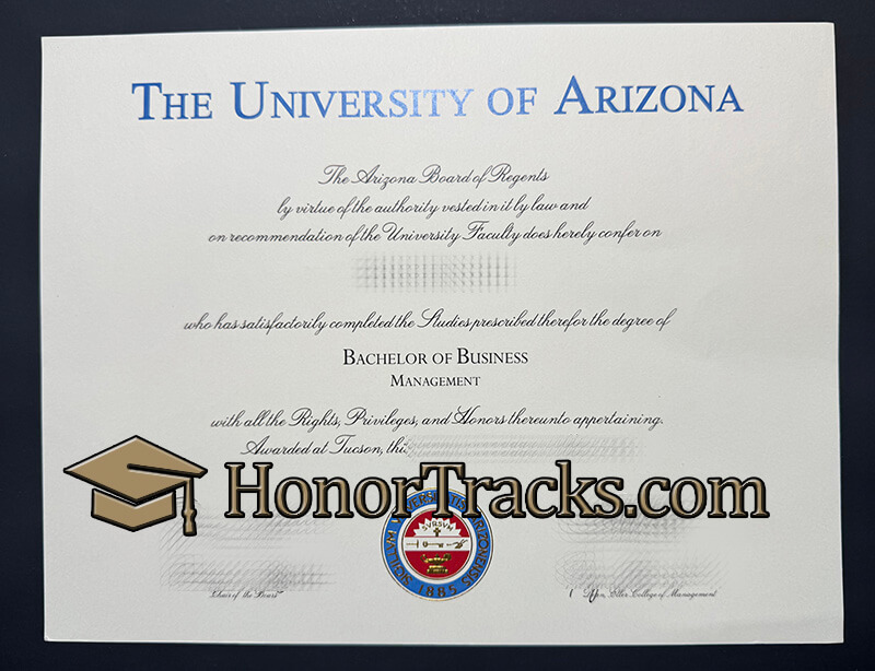 Order University of Arizona diploma