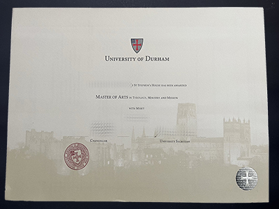 Make University of Durham diploma