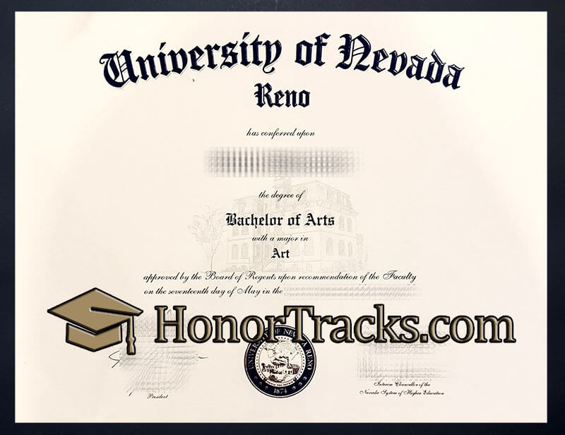 buy University of Nevada Reno diploma