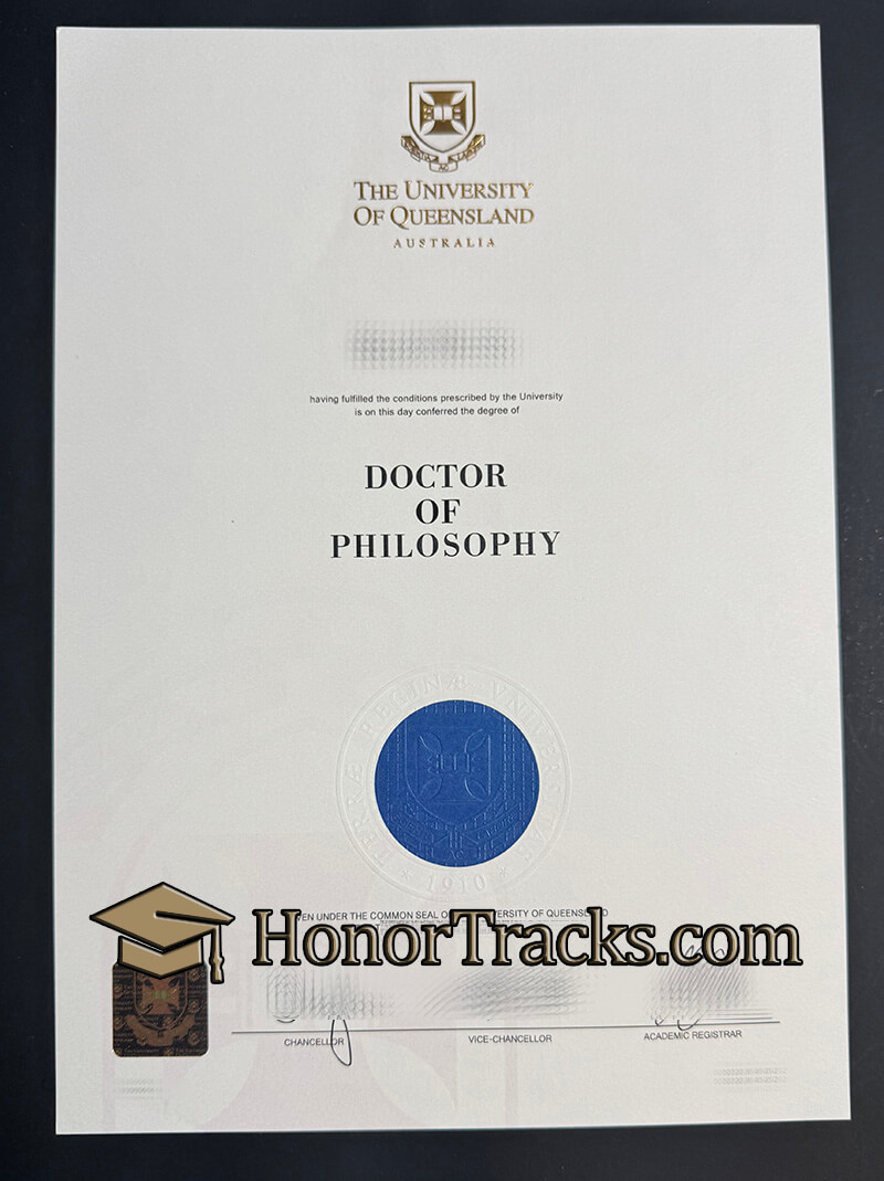 Buy University of Queensland diploma