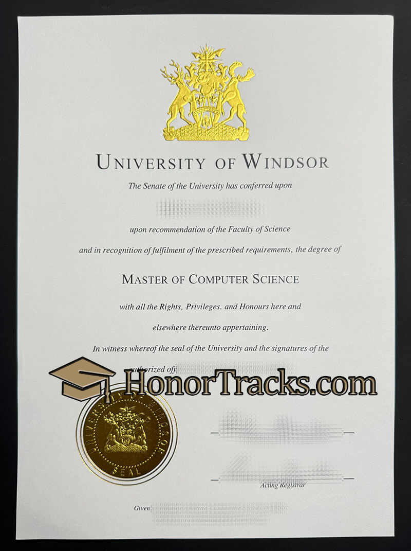 Buy University of Windsor diploma
