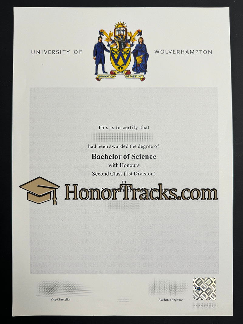 Buy University of Wolverhampton diploma