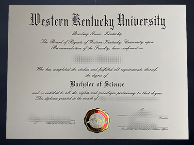 Order Western Kentucky University diploma