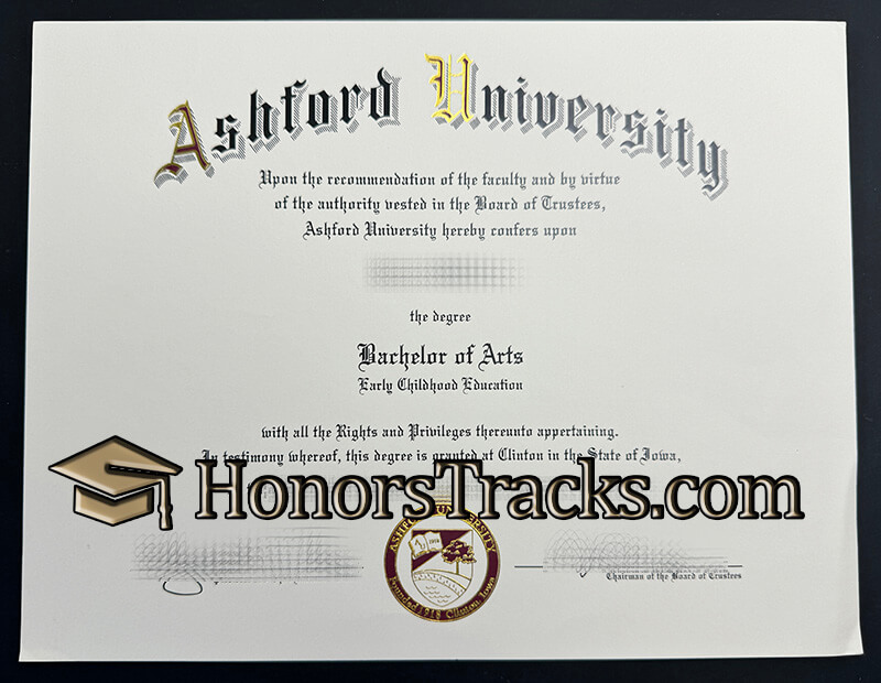 Order Ashford University diploma