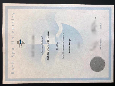 get Bath Spa University diploma