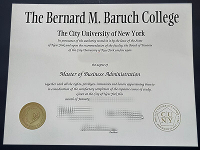 Buy Bernard M.Baruch College diploma
