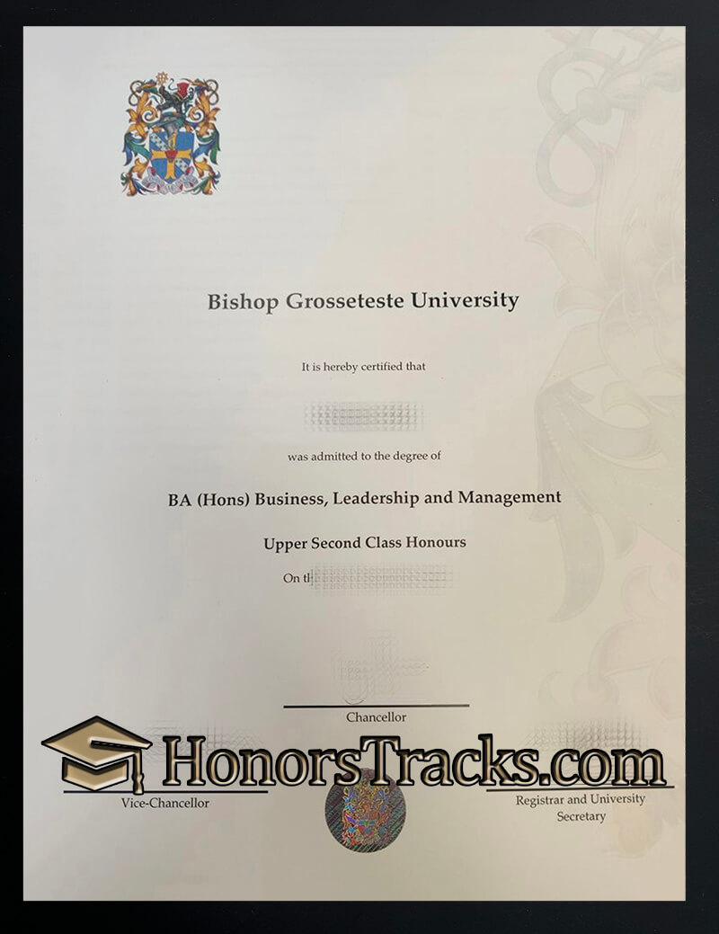 buy Bishop Grosseteste University diploma