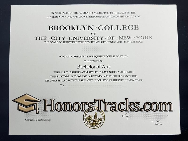 Buy Brooklyn College diploma