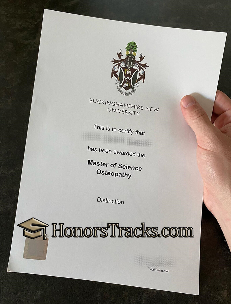 Buy Buckinghamshire New University diploma