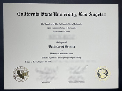 Order Cal State LA diploma
