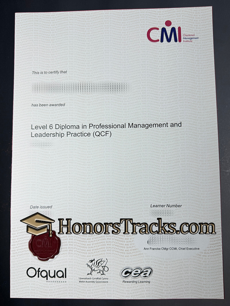 buy Chartered Management Institute certificate