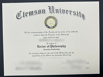 buy Clemson University diploma