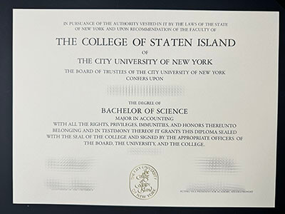 get a College of Staten Island degree