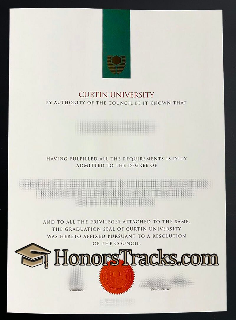 buy Curtin University diploma