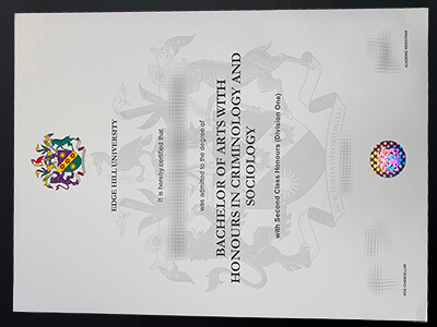Make Edge Hill University diploma