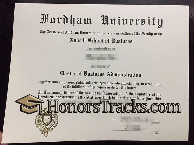 buy Fordham University diploma
