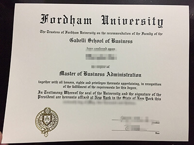 order Fordham University degree