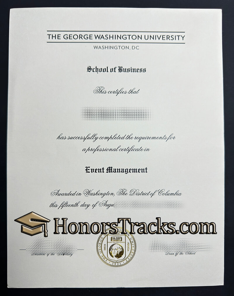 How to order George Washington University diploma?