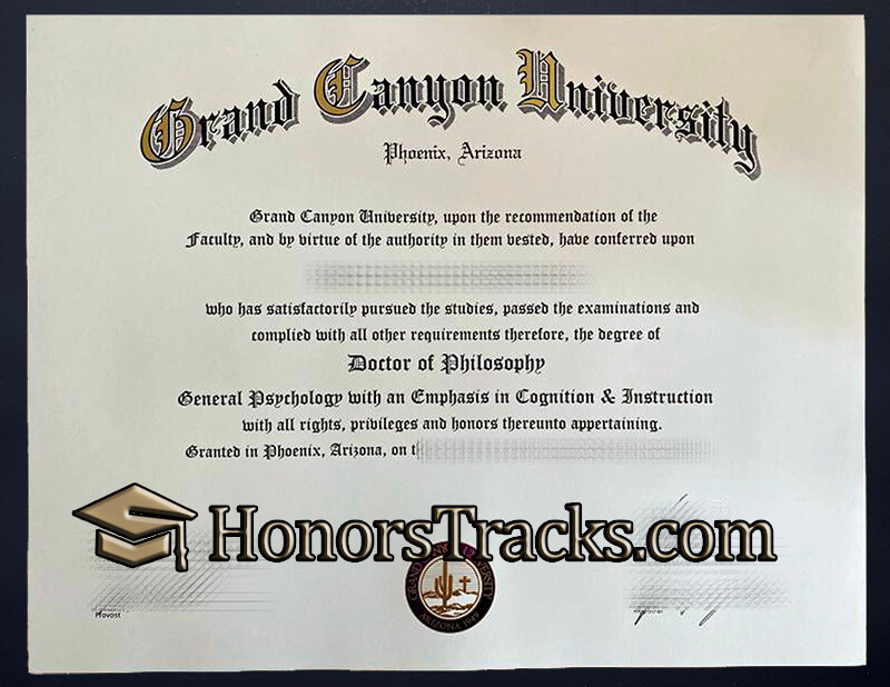 buy Grand Canyon University diploma