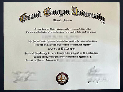 Buy Grand Canyon University diploma