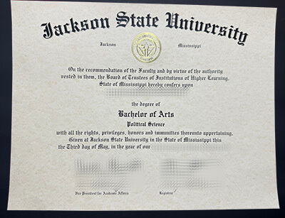 get Jackson State University diploma