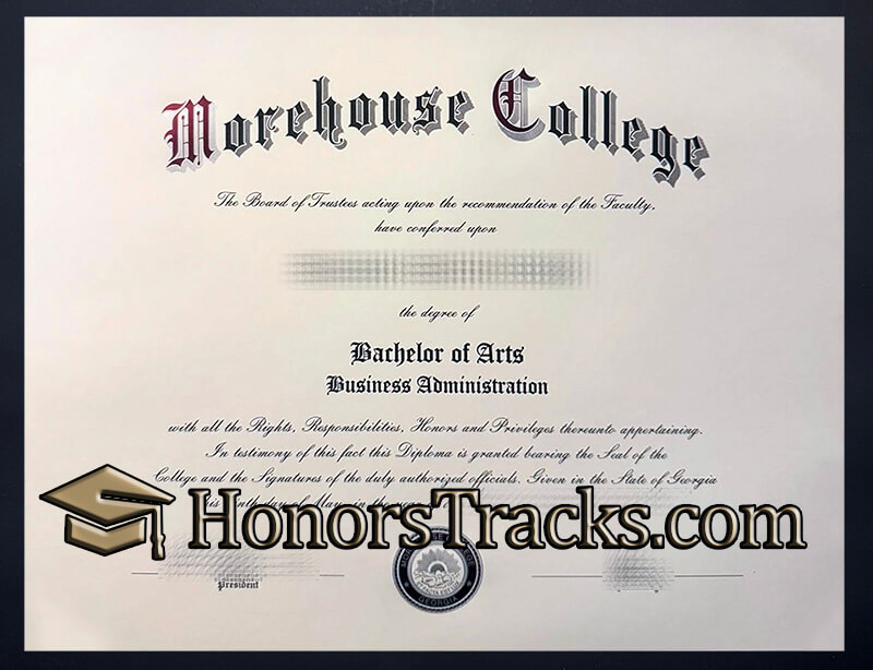 buy Morehouse College diploma