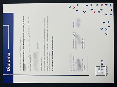 order NHL Stenden diploma