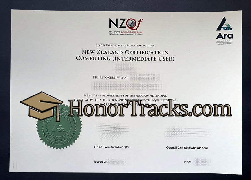 Order NZQF certificate