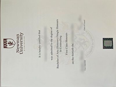 order Newman University diploma