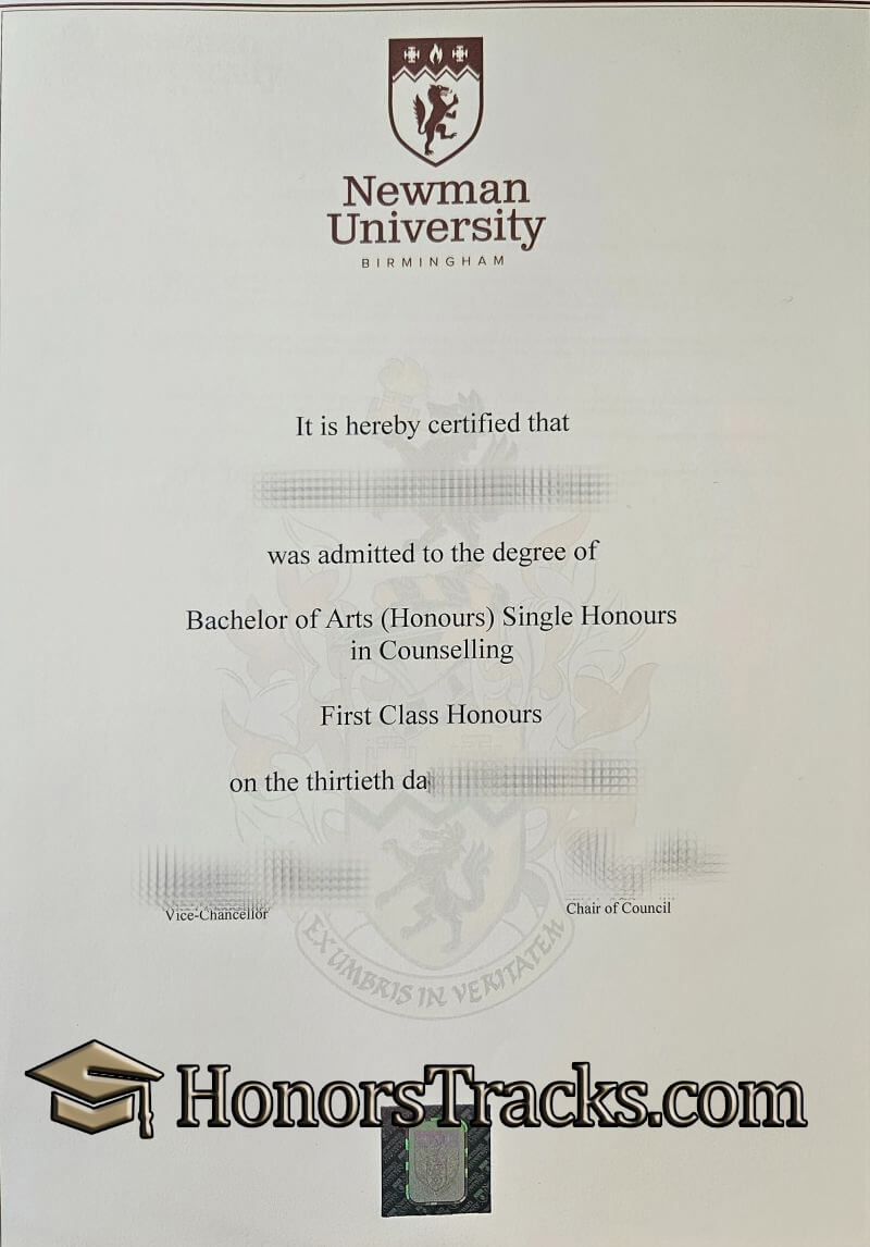Buy Newman University diploma