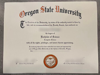 Make Oregon State University diploma