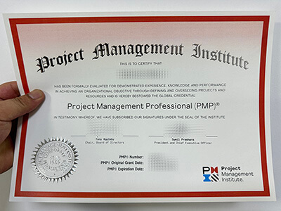 Order PMP certificate